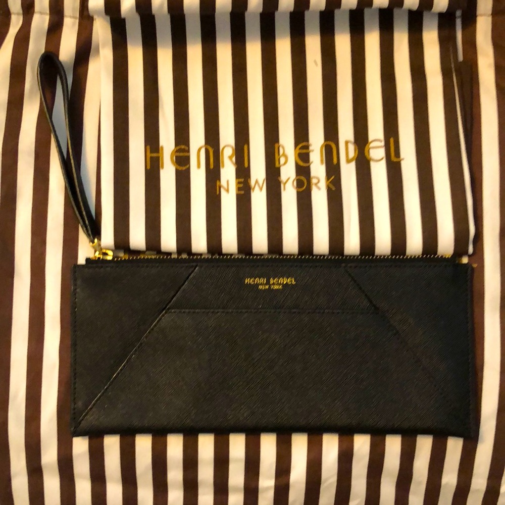 Henri Bendel envelope wristlet